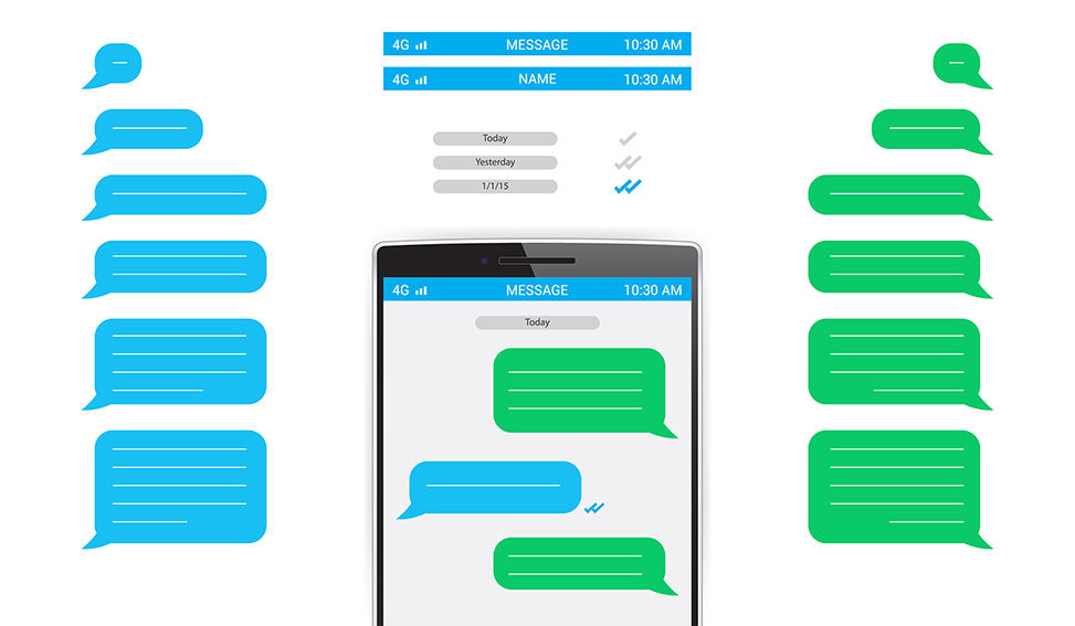 Text message templates in business